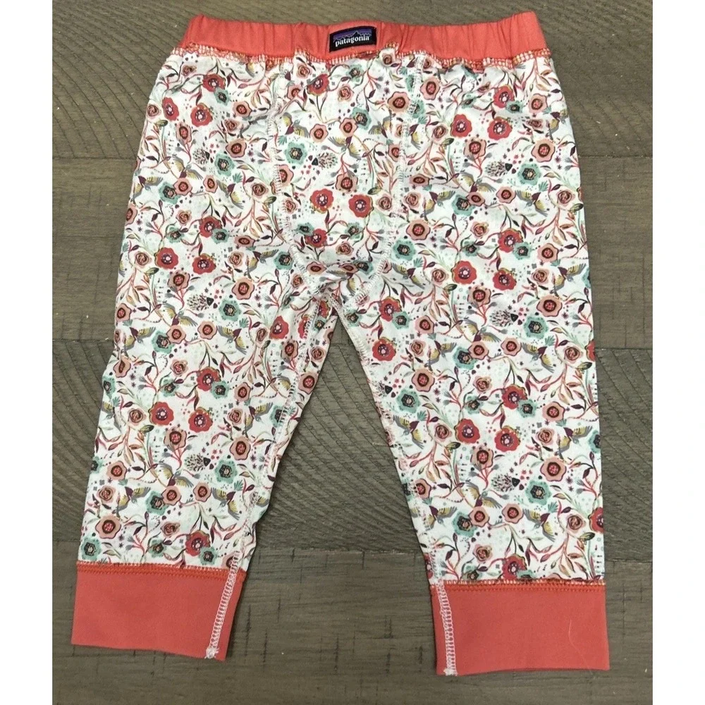 RARE NWT Patagonia Baby Girl Capilene Top & Bottoms Set 60054 3-6 Months